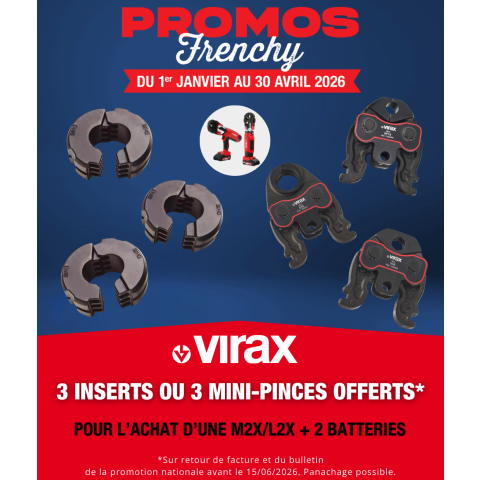 Sertisseuse M2X - 2 batteries - sans pince mère - 253550