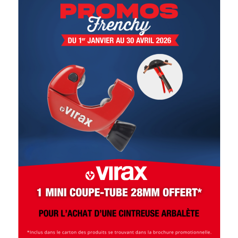 Cintreuse arbalète tube multicouche Ø16-18-20-26-32 mm - 250304 Virax 