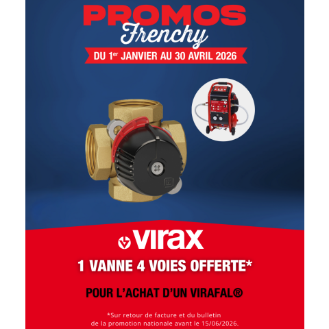 Centrale de désembouage Virax Virafal® + injecteur et réducteur + poignée (1 bidon d'additif offert) 295053