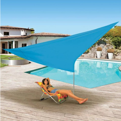 Voile d'ombrage triangulaire 3.6 x 3.6 x 3.6 m Ose (couleur au choix)