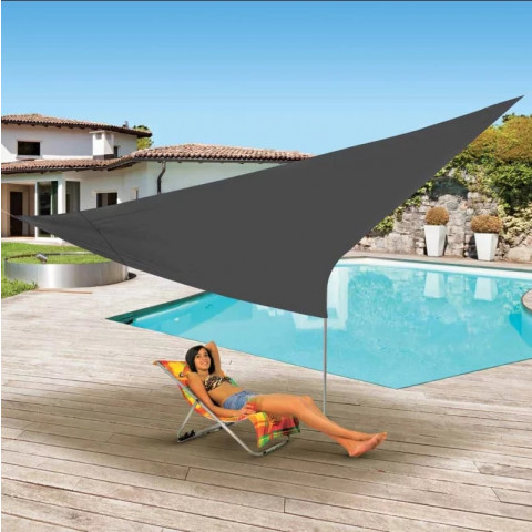 Voile d'ombrage triangulaire 3.6 x 3.6 x 3.6 m Ose (couleur au choix)