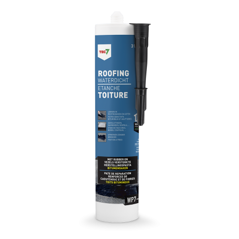 Pâte de réparation de toit TEC7 WP7-301 - Cartouche 310 Ml - 602150000