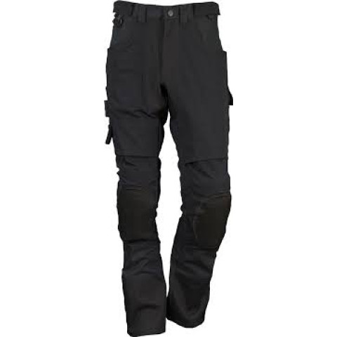 Pantalon - ILKOTT - YP78 Noir avec genouillères EJ.87 T.2 ( 44-46 ) YP78142X1L-5959-EJ 87cm-T2