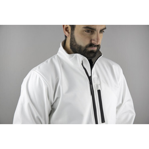 Blouson blanc softshell AZURITE - LMA - 2306-L